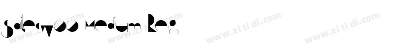 SailecW00 Medium Reg字体转换